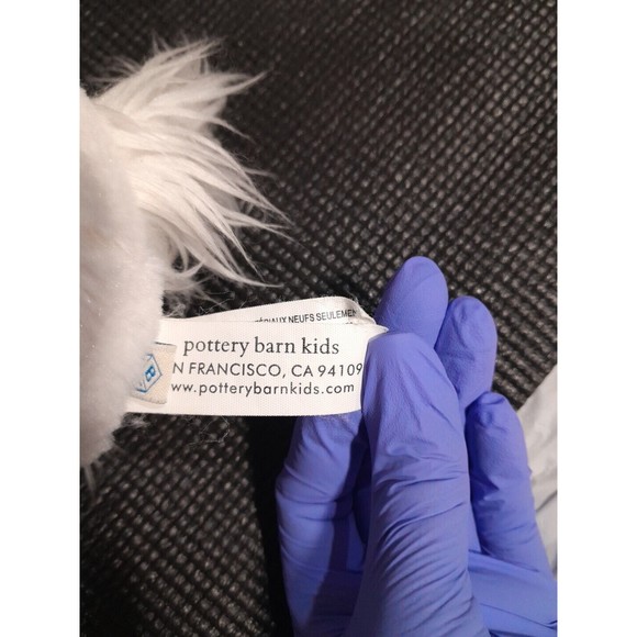 Baby Unicorn Plush 12" POTTERY BARN KIDS WHITE STUFFED ANIMAL PLUSH TOY LOVEY - Picture 6 of 6